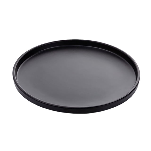 BMYJ Candle Holders Round Tray - 8.11 Inches Metal Candle Tray for Table Centerpiece Pillar Candle Holder for Home Decorative Moderrn Candle Tray for Coffee Table Bathroom