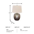 thumbnail image 2 of Bowery Hill Lampe de Table en Métal, Argent Antique, 2 of 4