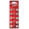 thumbnail image 1 of 10 Pack LOOPACELL AG13 LR44 357 Button Cell Battery, 1 of 6