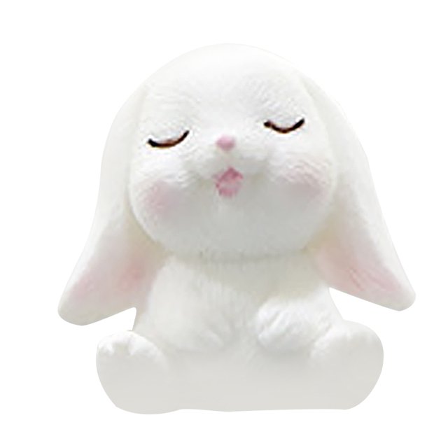 Small Cute Rabbit Gardening Succulents Resin Decorative Ornaments