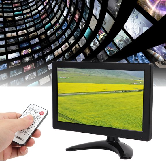 DVR  Screen, 9in TFT LCD Computer  with Multi Input Interface Speaker HD Color Gaming Display Screen for DVR
