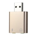 thumbnail image 1 of Mistaha USB External Sound Card 7.1 USB To 3.5mm Earphone Mic Adapter Soundcard Mic headphone, 1 of 8
