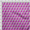thumbnail image 4 of oneOone Rayon Fuschia Pink Fabric Geometric Fabric For Sewing Printed Craft Fabric By The Yard 56 Inch Wide, 4 of 4