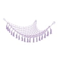 thumbnail image 2 of Hamac de Rangement pour Jouets, Filet de Rangement pour Toutous avec Pompon en Corde de Coton, Gain de Place pour la Maison, Violet Pâle, 2 of 8