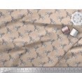 thumbnail image 3 of Soimoi Polyester Crepe Fabric Dalmatian Dog Fabric Prints by Yard 42 Inch Wide, 3 of 3
