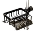 thumbnail image 2 of Shower Soap Dish With Hook Kitchen Sink Faucet Organizer 2024 New Dish Sponge Holder Over Faucet Kitchen Sink Caddy Organizer Multifunction Organizer Rack For 0.71.1inch Round Water Pipe Black, 2 of 8
