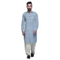 thumbnail image 1 of Atasi Kurta Pathani pour Hommes à Manches Longues Kurta Décontracté, 1 of 5