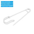 thumbnail image 4 of Uxcell Safety Pins 2.48 inch Large Metal Sewing Pins White 20Pcs, 4 of 5