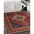 thumbnail image 2 of Ahgly Company Indoor Rectangle Traditional Saffron Red Medallion Area Rugs, 2' x 3', 2 of 6