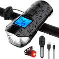 thumbnail image 1 of Amdohai Bike Light Set, Speedometer LED Bike Lights with Horn, LCD Display USB Rechargeable Bike Tail Light and Cycle Head Light Front Light Set, 1 of 7
