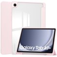 thumbnail image 1 of TFixol Samsung Galaxy Tab A9/A9 Plus 8.7/11-Inch Tri-Fold Transparent Case with Pen Holder, Auto Wake/Sleep, Magnetic Closure, Lightweight Design - Pink, 1 of 6
