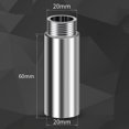 thumbnail image 1 of 10-60mm Shower Head Extension Pipe Stainless Steel Bathroom Shower Extensio, 1 of 11