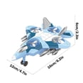 thumbnail image 3 of YANGHONGY Children's Inertial Drive 360 Trick Pulley Fighter Toy Rotating High Speed Sliding Simulation Plane Gift Boy Funny Toy, 3 of 6
