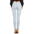 thumbnail image 3 of Cover Girl Jeans Juniors Low Rise Waisted Butt Shaping Skinny Grey Jeans Size 3, 3 of 7