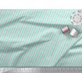 thumbnail image 2 of Soimoi Green Rayon Fabric Window Pane Check Print Fabric by the Yard 42 Inch Wide, 2 of 3