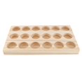 thumbnail image 2 of Milaget High Quality Wooden Essential Oil Displaying Storage Organizer Rack Holder Stand 18 Slots, 2 of 7