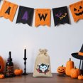 thumbnail image 3 of Halloween Glow In The Dark Drawstring Bag Linen Storage Pouch For Candy Jewelry Perfume Trick Or Party Supplies Home Textile, 3 of 6