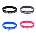 thumbnail image 4 of Decodeary 10Pcs Silicone Bracelet Bracelets Simple Style Rubber Wristband Decoration Blue, 4 of 6
