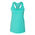 thumbnail image 1 of Bella Canvas 6008 Women`s Jersey Racerback Tank, M, Teal, 1 of 3