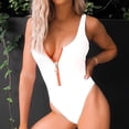 thumbnail image 1 of UPPADA Women's One Piece Swimsuit Cute Floral Front Swimwear Boat Neck Spaghetti Straps Bathing Suit Tummy Control High Cut Ruched Swimsuit Modest Vintage Bathing Suit Clearance White,S, 1 of 6