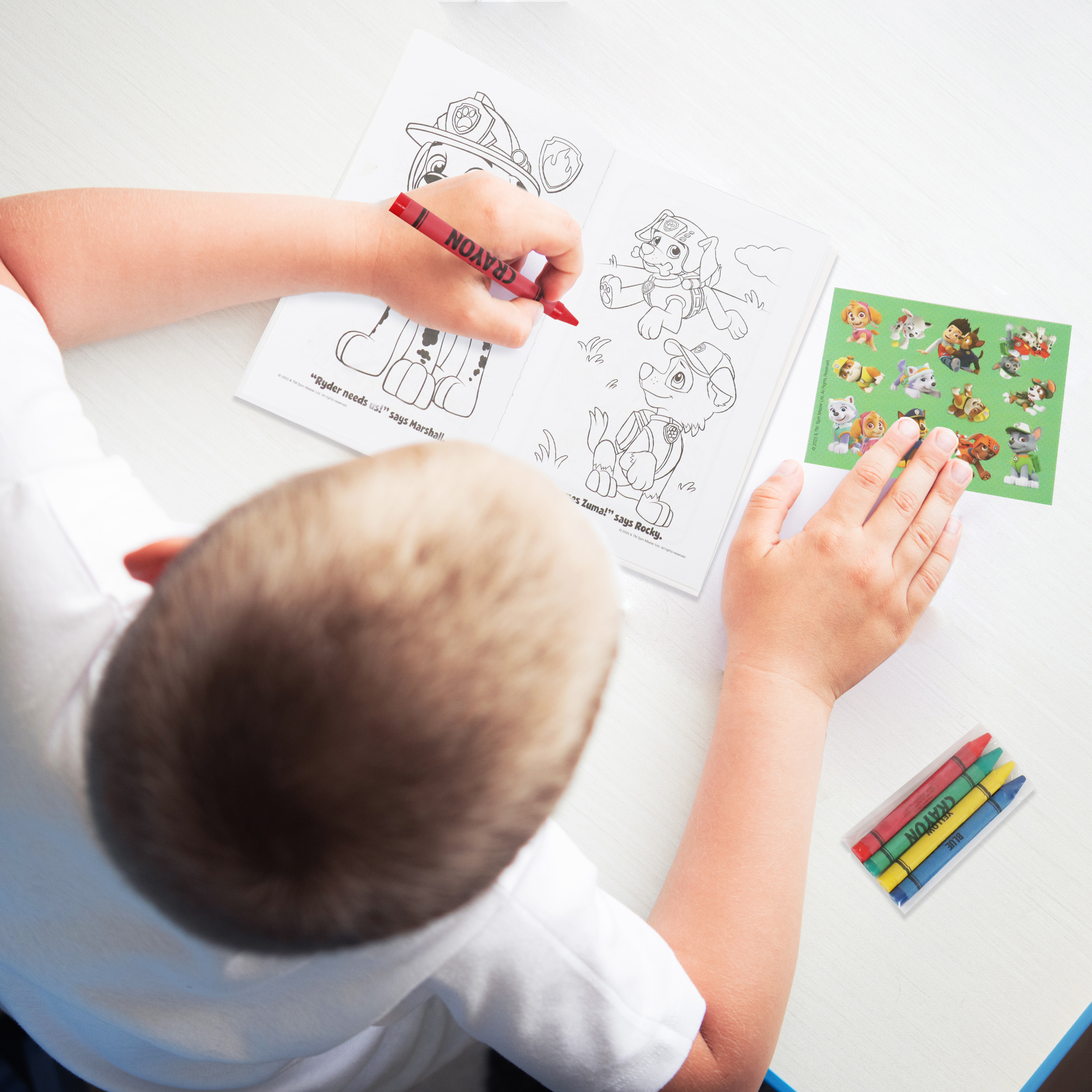 Pack d'activités de coloriage Grab & Go de la Pat' Patrouille pour Enfants