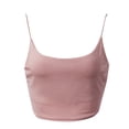 thumbnail image 3 of FOCUSNORM Women Sling Top Solid Color Crop Low Chest Sexy Bodycon Top Clothes, 3 of 7