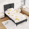 thumbnail image 1 of Costway Twin Size Bed Frame with Button-Tufted Headboard & Wooden Slats Easy Assembly, 1 of 10