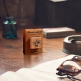 thumbnail image 1 of Vintage Wooden Plant And Flower Rubber Stamps Set 16-Piece For DIY Crafts Scrapbooking Cards And Journaling With Clear Script Design, 1 of 3
