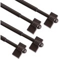 thumbnail image 1 of Adjustable Magnetic Curtain Rods for Mental Appliance Doors Windows to Champagne Window Rods Easy Installation Toilet Towel Bar MultiUseful (in Champagne ), 1 of 4