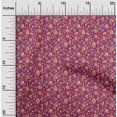 thumbnail image 2 of oneOone Tissu Polyester Spandex Rose Matériel de Robe Florale Tissu Imprimé Tissu au Mètre 56 Pouces de Large, 2 of 4