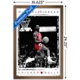 thumbnail image 2 of Michael Jordan - Dunk Wall Poster, 14.725" x 22.375" Framed, 2 of 4