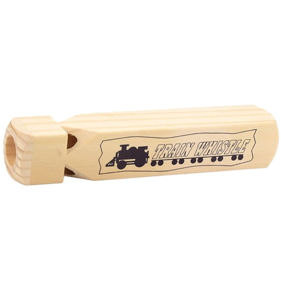 Leeyneer Sifflet Train en Bois pour Enfants Souffleurs de Bois Jouet pour Adultes Bébé Tout-Petit Favori Sonore Fête Enfants Bruiteur