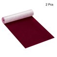thumbnail image 3 of Unique Bargains Self-Adhesive Velvet Patches Repair Patches Dark Red 58'x8' 2 Pack, 3 of 5