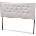 thumbnail image 1 of Baxton Studio Windsor Tufted Full Panel Headboard in Grayish Beige, 1 of 6