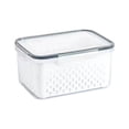 thumbnail image 1 of HCBY Airtight Food Container, Large-capacity yet Space-saving Fridge Organizer, Multi-size Optional Specification, Food-safe Material, Reusable Box for Meal Prep and Picnic Storage, 1 of 5