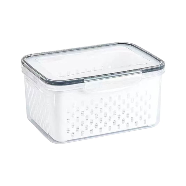 HCBY Airtight Food Container, Large-capacity yet Space-saving Fridge Organizer, Multi-size Optional Specification, Food-safe Material, Reusable Box for Meal Prep and Picnic Storage