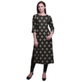 thumbnail image 1 of Bimba Kurtis Droits Imprimés pour Femmes Kurta à Manches 3/4 Tunique d'Été Robe, 1 of 6