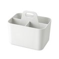 thumbnail image 3 of Serviteur de Douche Portable avec 3 Compartiments, Matériau Sûr, Organisateur de Rangement Gain de Place pour Dortoir, Étagère, Armoire, 3 of 8