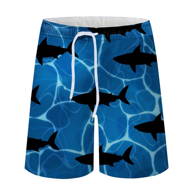TIHLMK Men 3D Printing Breathable Seaside Vacation Beach Shorts Swimming Trunks