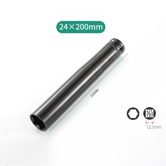 Clé à Choc à Douille 1/2 de 200 mm, Adaptateur à Tête Hexagonale, Clé Convertisseur