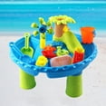 thumbnail image 2 of Sand , Sandbox Table Beach Sand , Kids Activity Sensory Play Table Summer Outdoor, 2 of 7