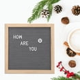 thumbnail image 4 of Felt Letters Message Board Letter Board, Felt Board, Wood Changeable Letters Numbers Room for Boutiques Offices Classrooms Homes Black,Grey, 4 of 8