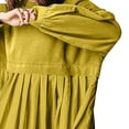 thumbnail image 4 of Pisexur Robe Chandail Surdimensionnée pour Femmes, Col Rond, Manches Longues, Patchwork, Robe d'Automne, Chandail à Enfiler, Hauts Amples et Fluides, Robe Chandail, Mini-Robe, 4 of 6