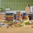 thumbnail image 2 of Mainstays 26 pcs Set Mixed Glass Food Storage  Container, 2 of 8