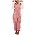 thumbnail image 2 of Womens Jumpers And Rompers Combinaison à Manches Longues pour Femmes, Pyjama à Capuche Décontracté d'Hiver Chaud, Combinaison de Nuit pour Femmes en Liquidation, 2 of 6