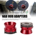 thumbnail image 3 of 1 Pair Professional NAB Hub Adapters for Reel to Reel Tape Recorders - 10 Inch Aluminum Alloy Universal Loading Device with Lock Mechanism, 3 of 7
