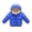 Blue, variant on Toddler Winter Coats Children Warm Coat Winter Baby Girls Boy Plus velvet thickening Hooded Jacket Cotton-padded Coat 2-6T Toddler Kids Clothing