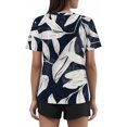thumbnail image 4 of WZXFASHION Hauts d'Été pour Femmes 2025 Col Rond Manches Courtes T-Shirts Blouses Décontractées T-Shirts Imprimés Mignons Amples Tenues Tendance Économies d'Été Liquidation T-shirt à Manches Courtes pour Femme, 4 of 6