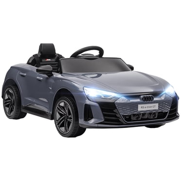 Aosom 12V 3.1 MPH Kids Ride on Car w/ Remote Control, Suspension, Grey