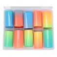 thumbnail image 1 of Manicure Transfer Sticker, Bright Charming 10 Rolls Nail Art Transfer Stickers  For Travels, 1 of 8